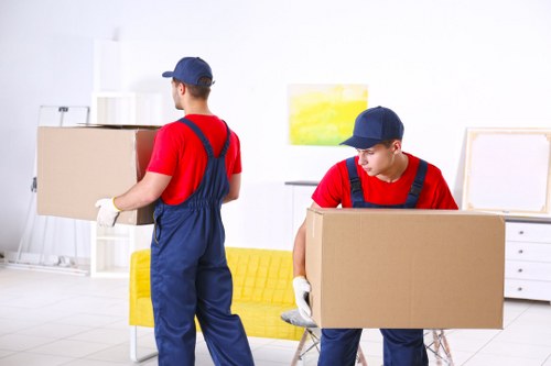 Movers Brompton team preparing a safe residential move