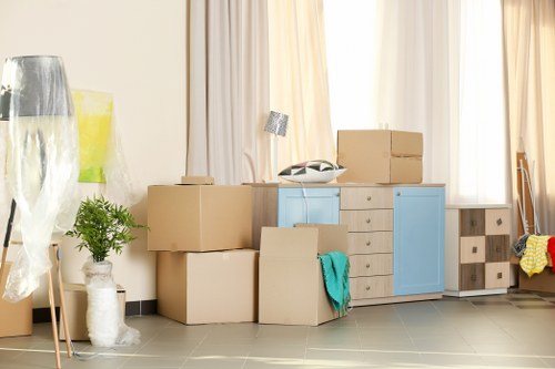 Local moving team handling a flat move in Brompton with access planning