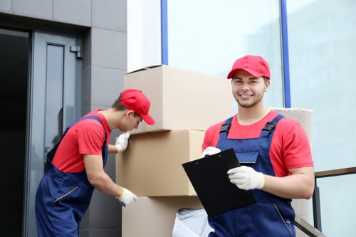 Man with van service helping with a local move in Brompton