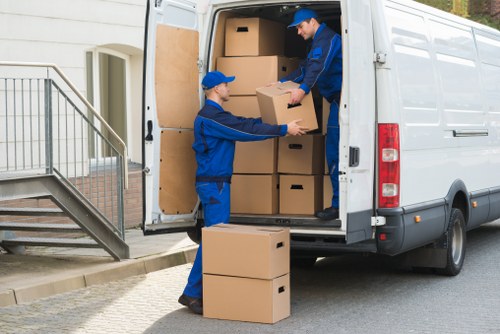 Checklist and packing preparation for a commercial relocation