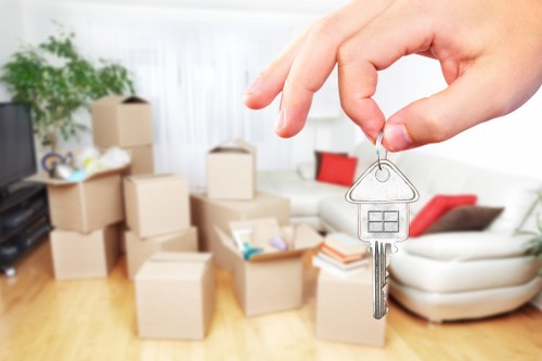 Waste removal and disposal items prepared for lawful collection