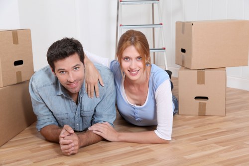 Local moving team navigating Brompton streets and parking